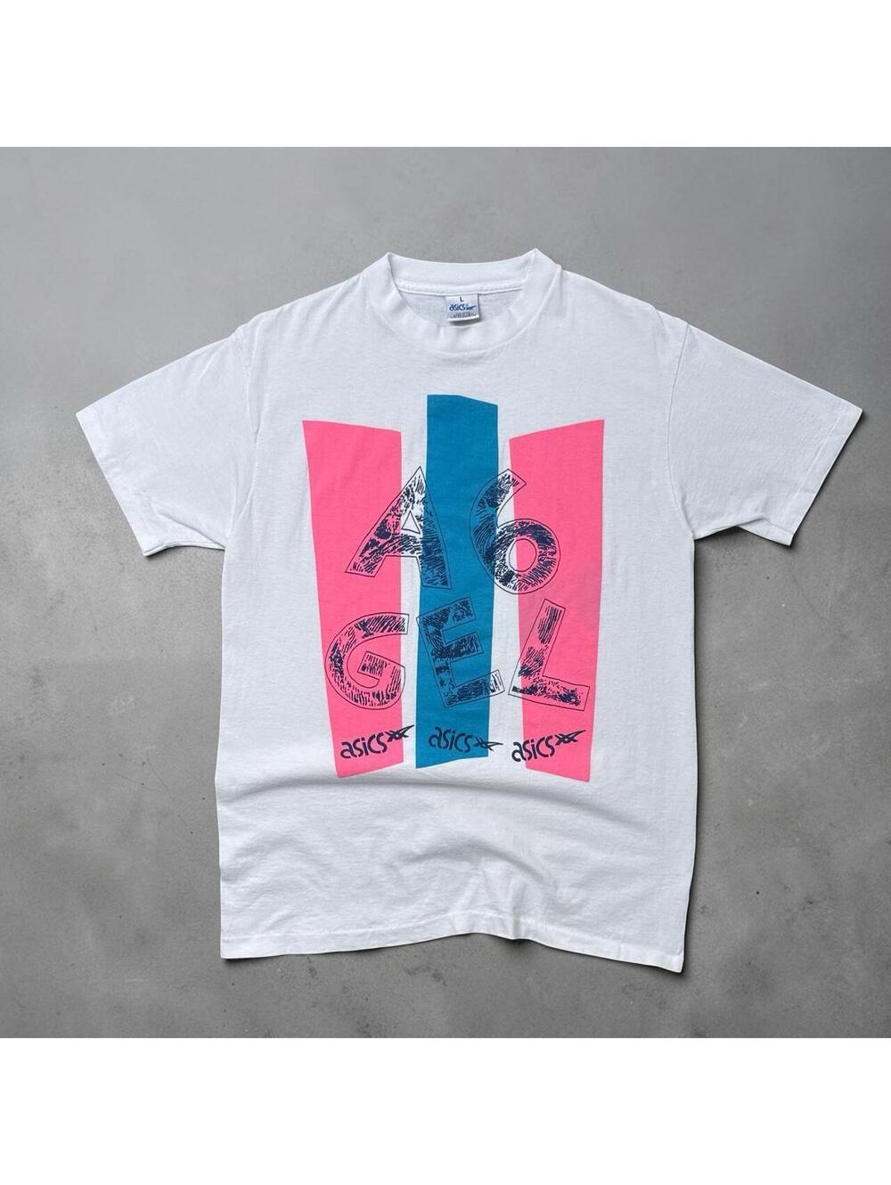 Y2K ASICS A6 Gel Vintage 00s t shirt